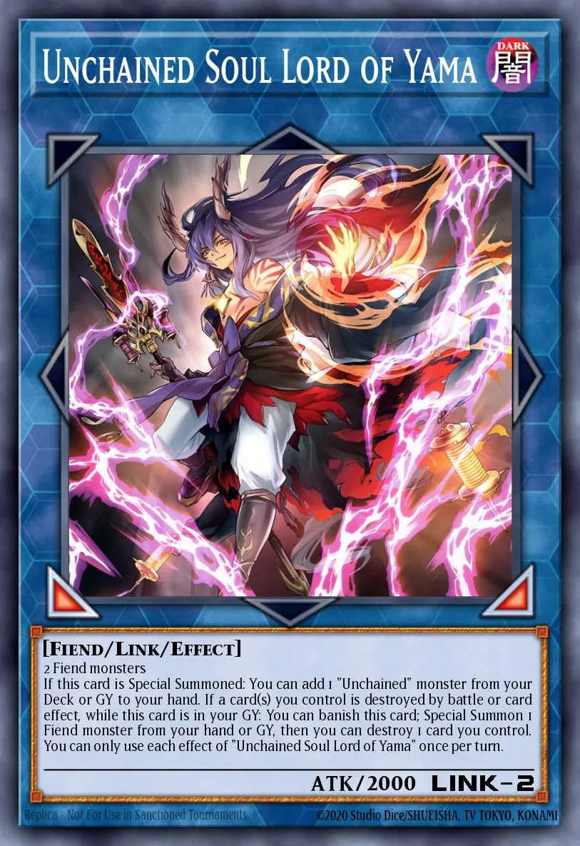Unchained Soul Lord of Yama · Duelist Nexus 24269961/99