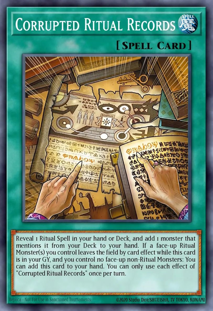 Corrupted Ritual Records · Yu-Gi-Oh (No Set) 24461358