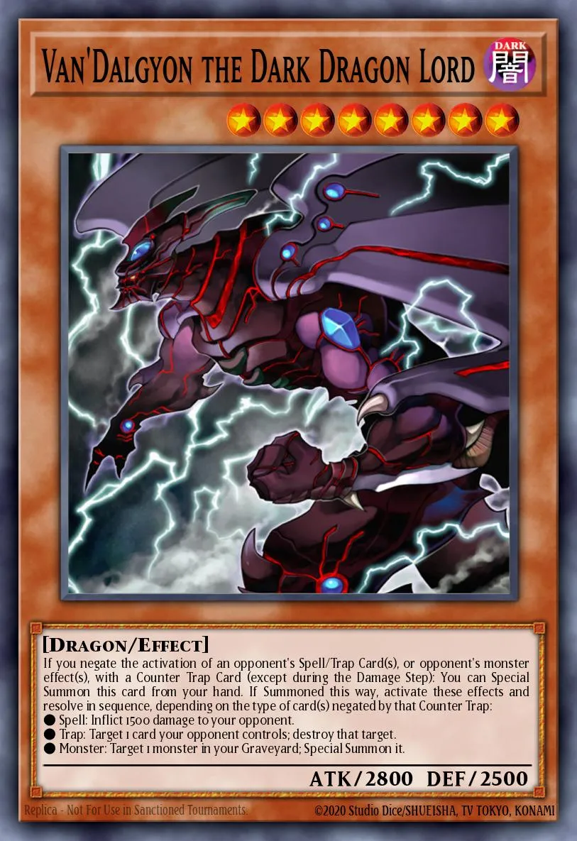 Van'Dalgyon the Dark Dragon Lord · Yu-Gi-Oh! R Volume 3 promotional card 24857466/1