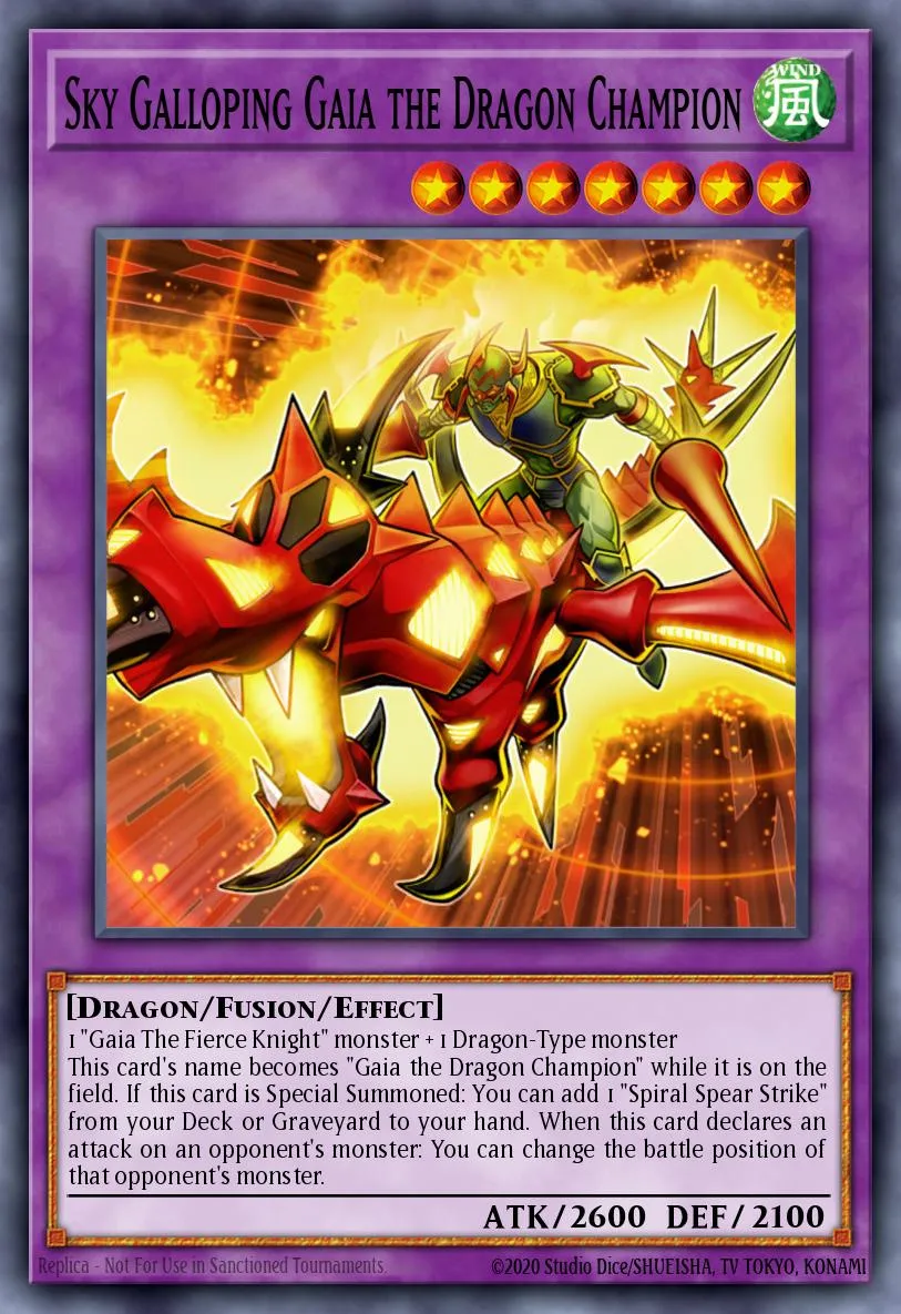 Sky Galloping Gaia the Dragon Champion · Millennium Pack 2519690/48