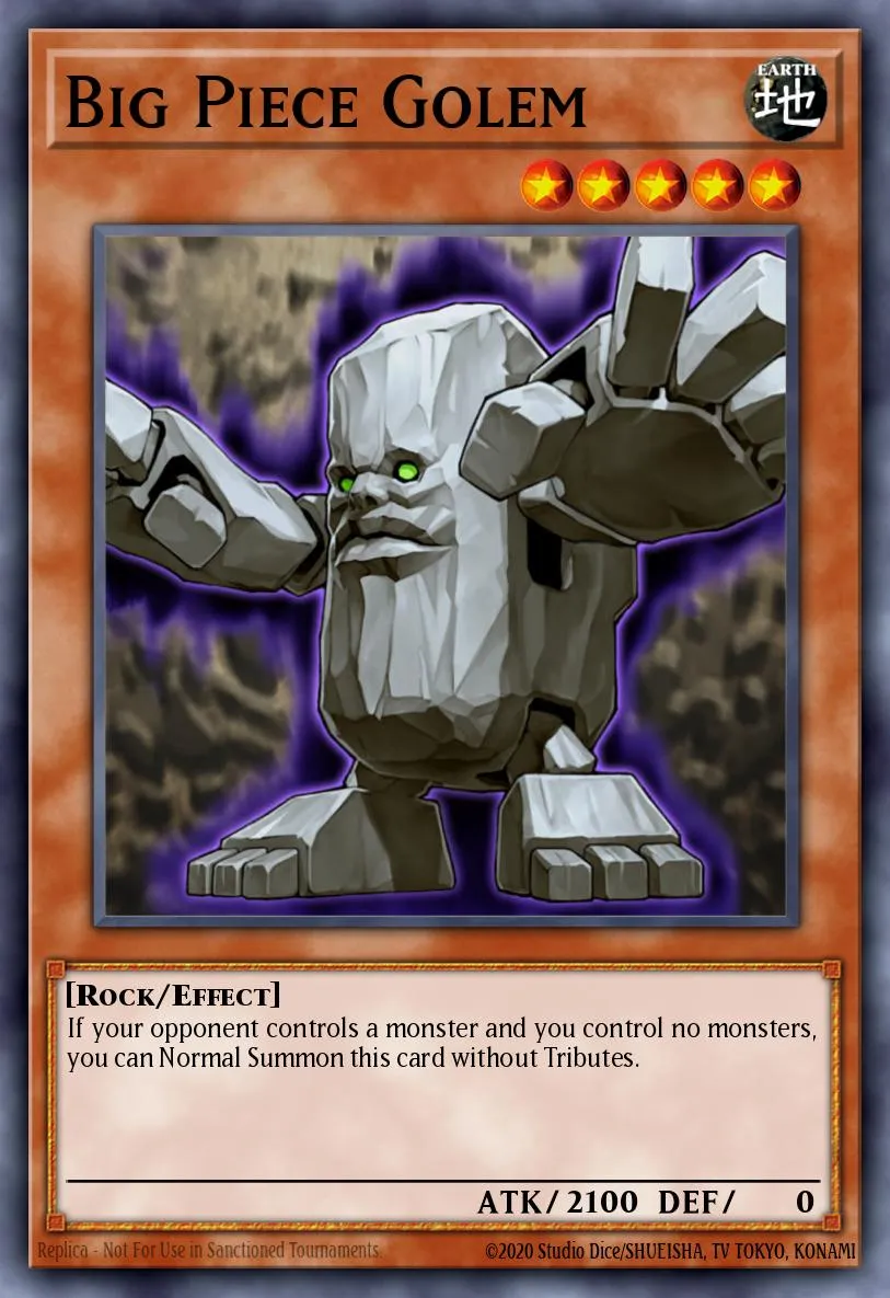 Big Piece Golem · The Duelist Genesis: Special Edition 25247218/2