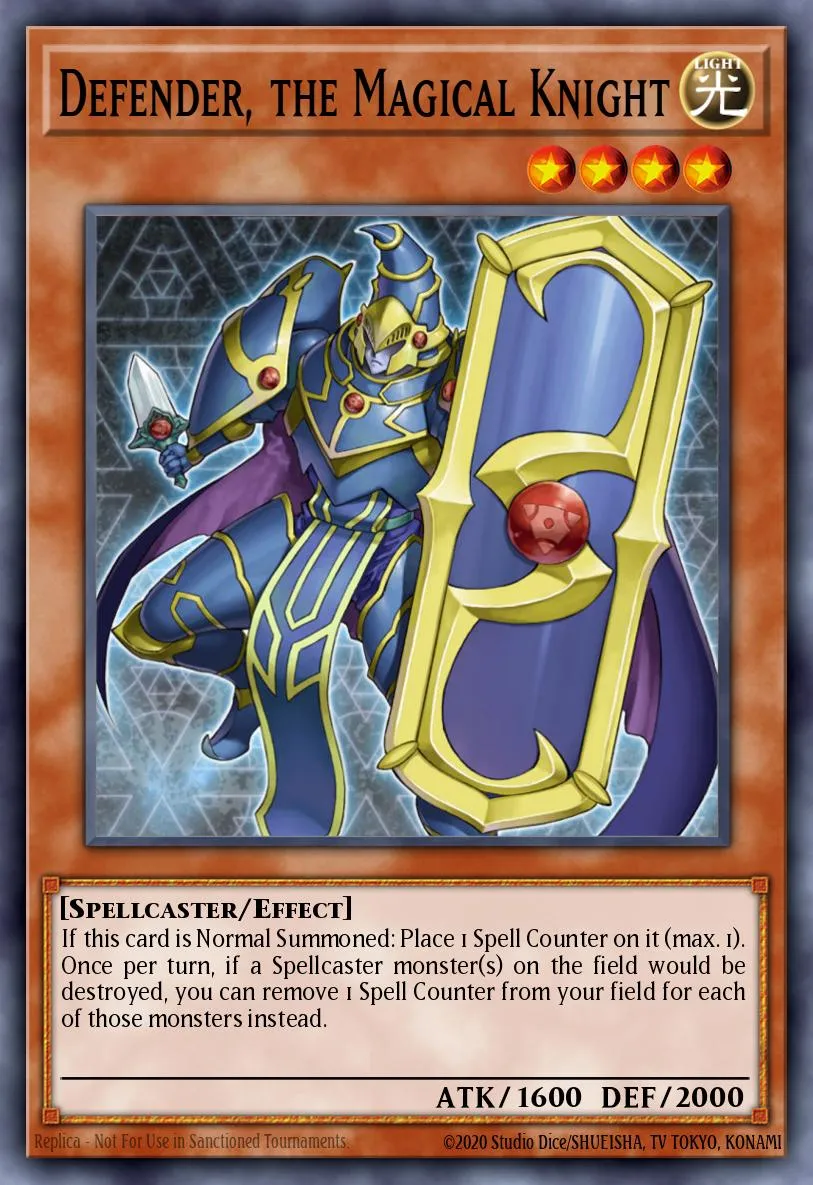 Defender, the Magical Knight · Spellcaster's Command Structure Deck: Special Edition 2525268/1