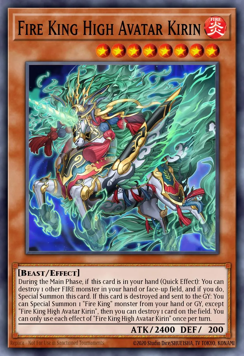 Fire King High Avatar Kirin · Structure Deck: Fire Kings 2526224/48