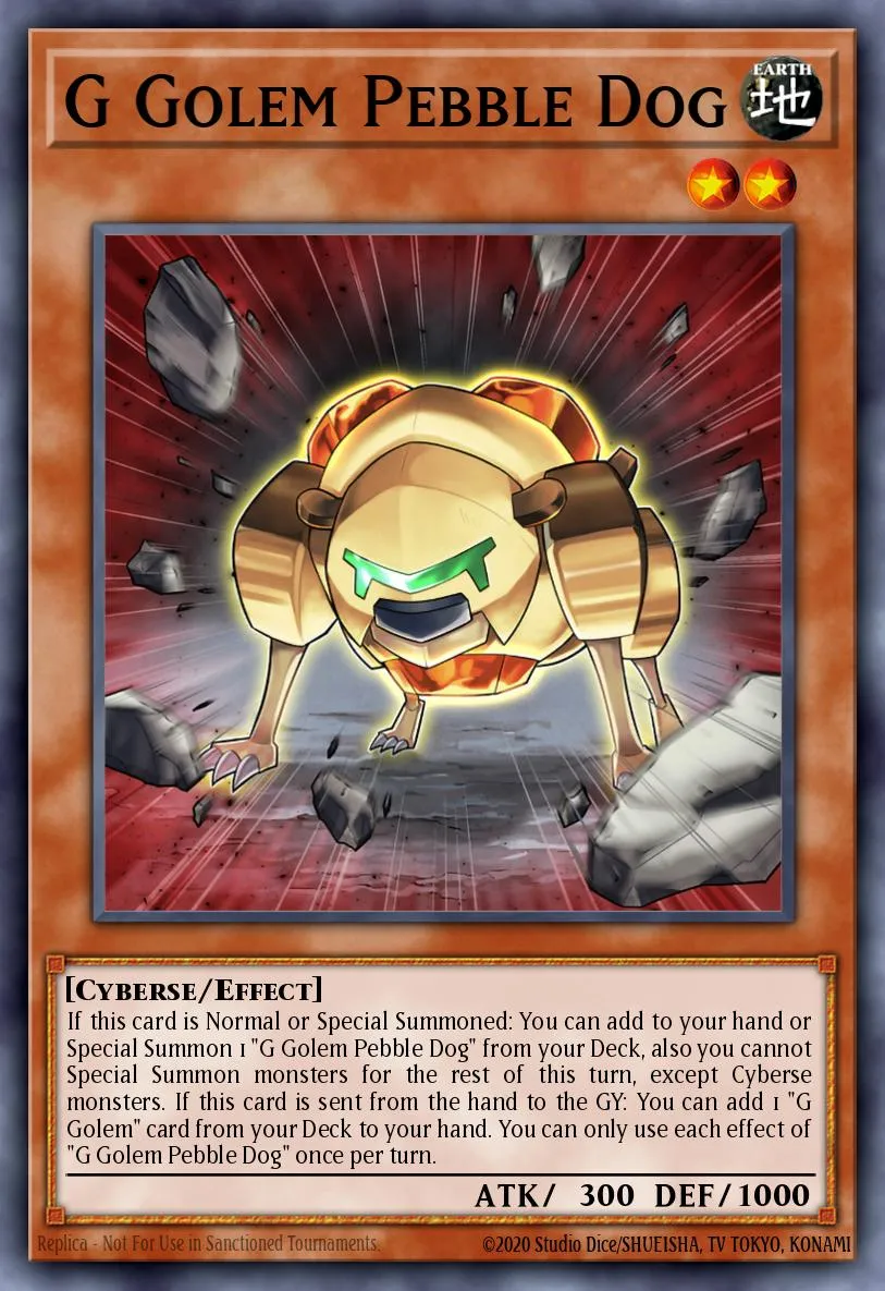 G Golem Pebble Dog · Battles of Legend: Crystal Revenge 25273572/105