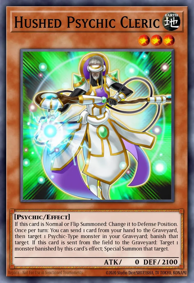 Hushed Psychic Cleric · Extreme Victory Sneak Peek Participation Card 25343017/1