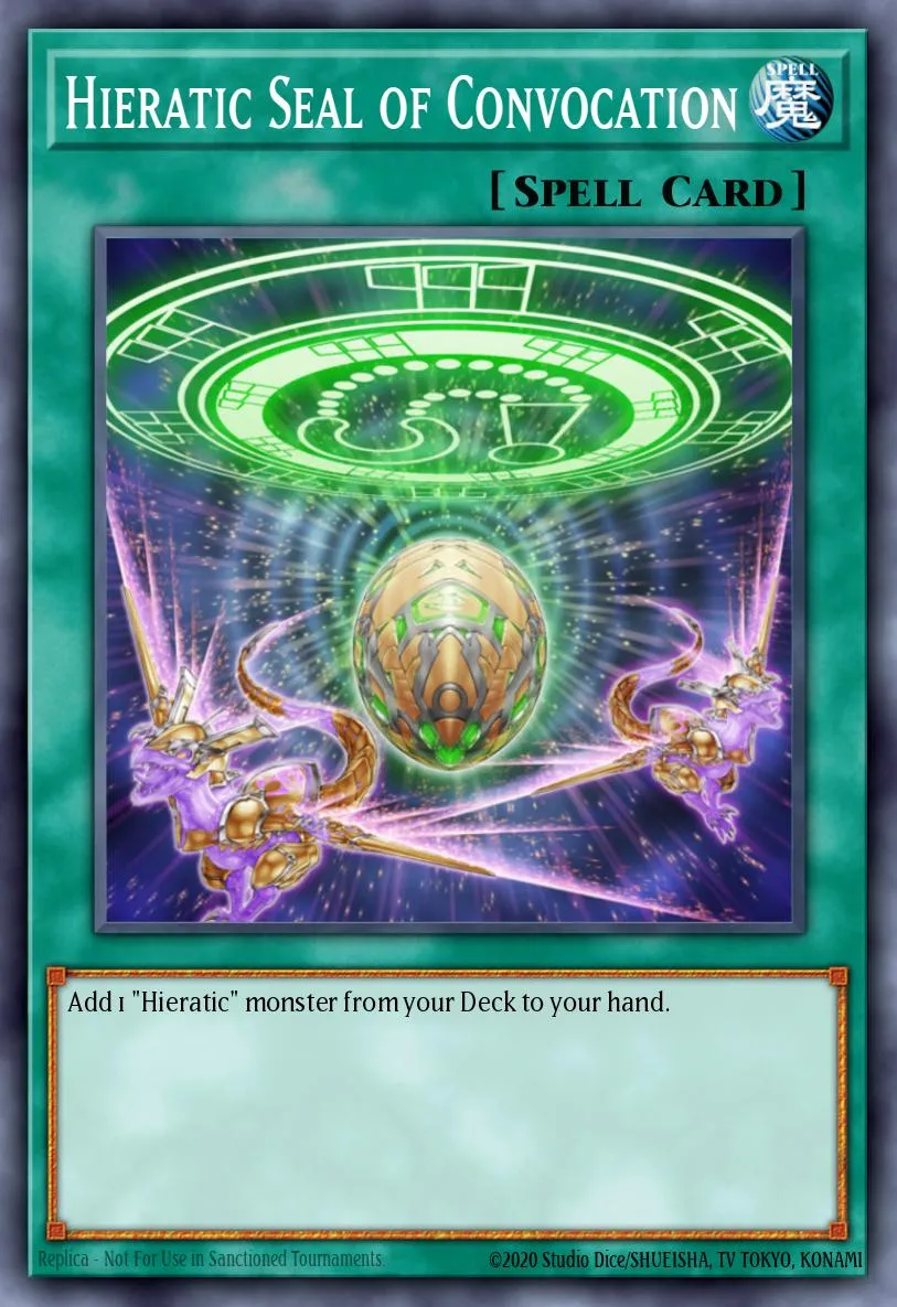 Hieratic Seal of Convocation · Galactic Overlord Sneak Peek Participation Card 25377819/1
