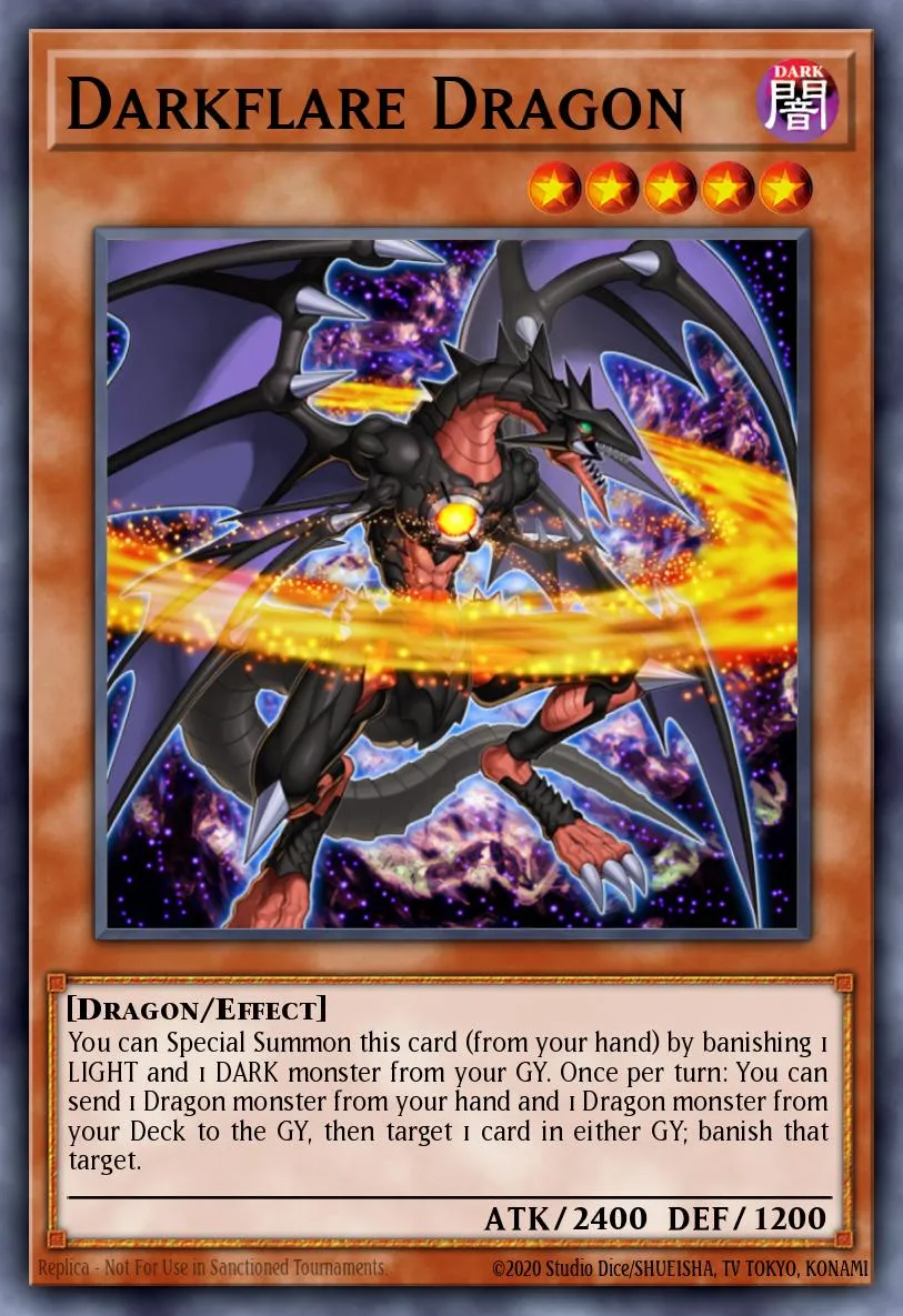 Darkflare Dragon · Dragons Collide Structure Deck 25460258/40