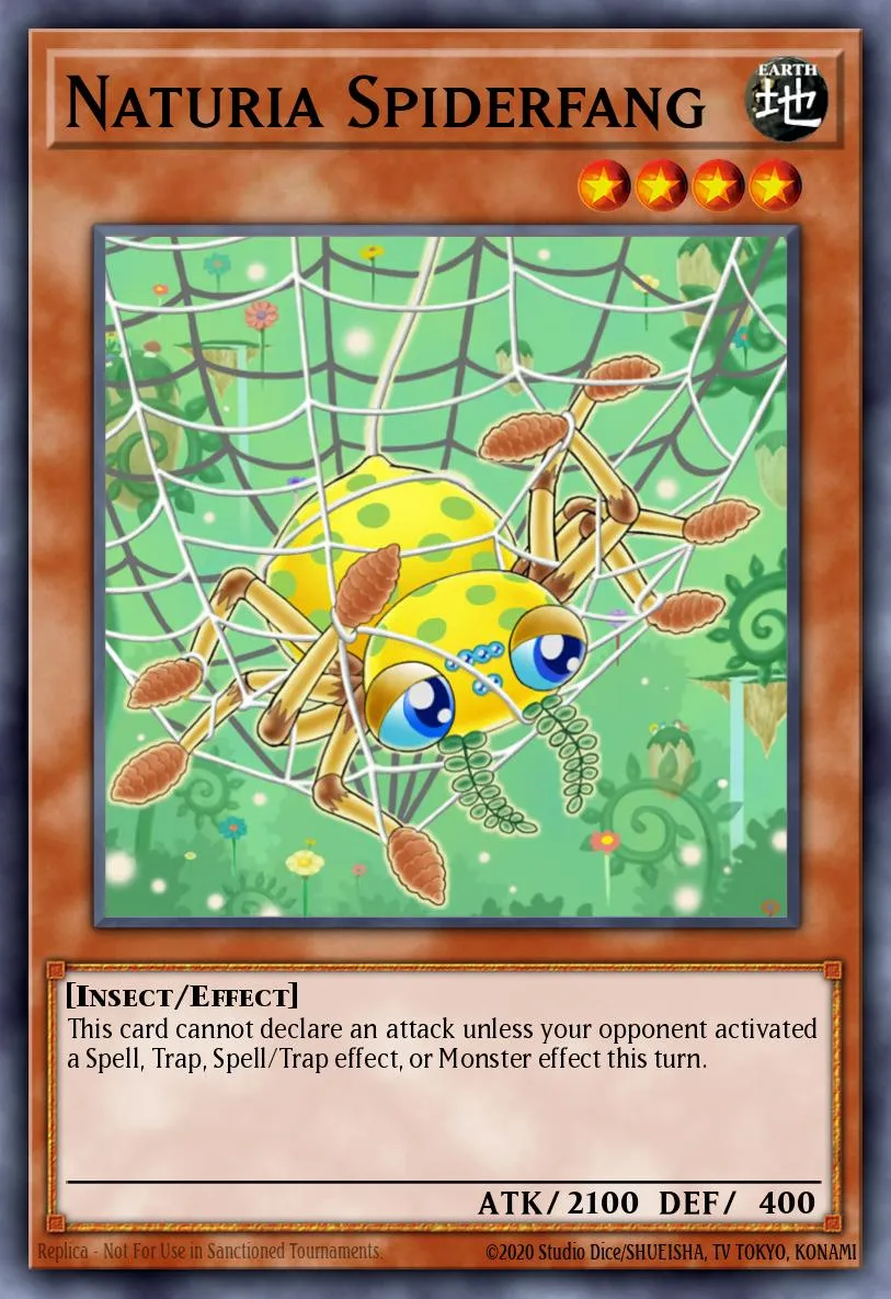Naturia Spiderfang · Duel Terminal 2 25654671/100