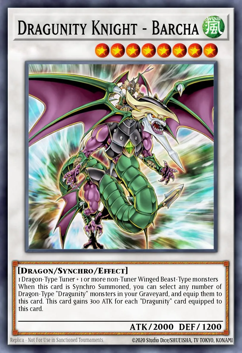 Dragunity Knight - Barcha · Duel Terminal 4 25682811/100