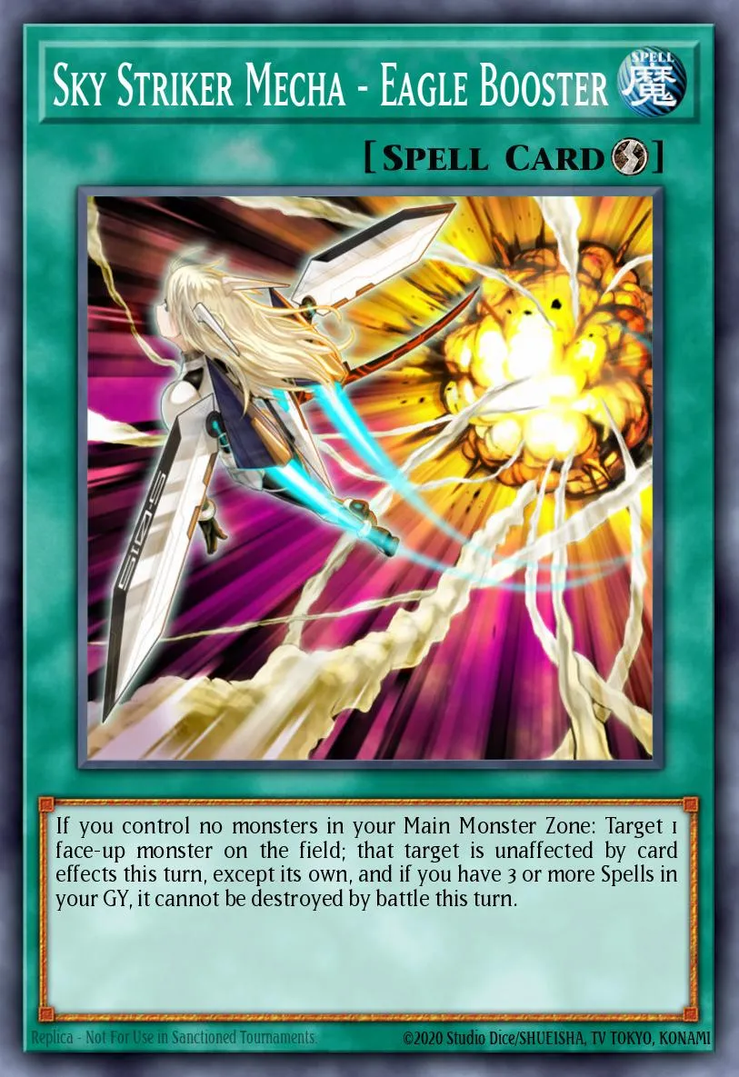 Sky Striker Mecha - Eagle Booster · Dark Saviors 25733157/60