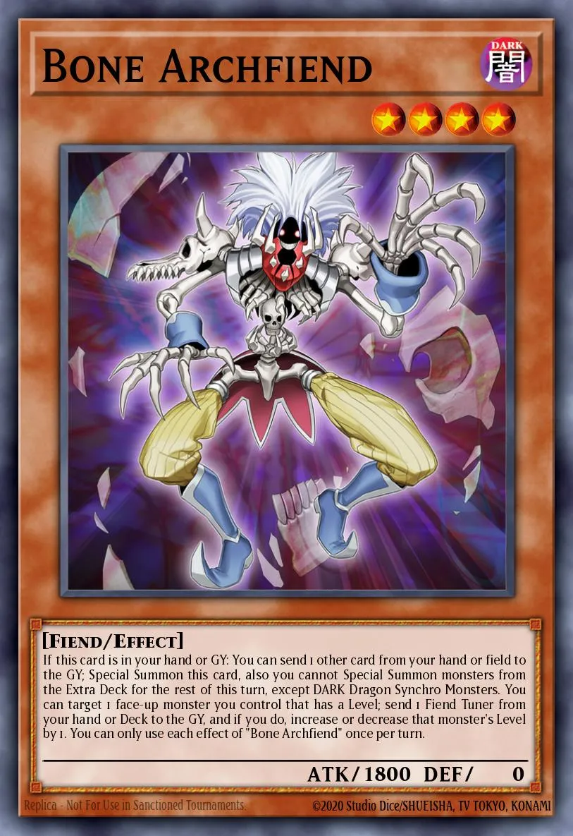 Bone Archfiend · Structure Deck: The Crimson King 25784595/49
