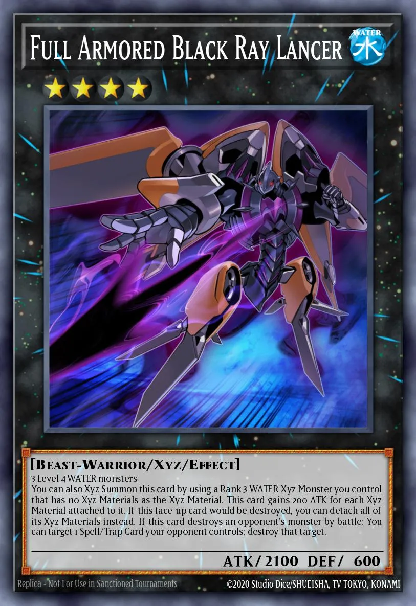 Full Armored Black Ray Lancer · Duelist Saga 25853045/100