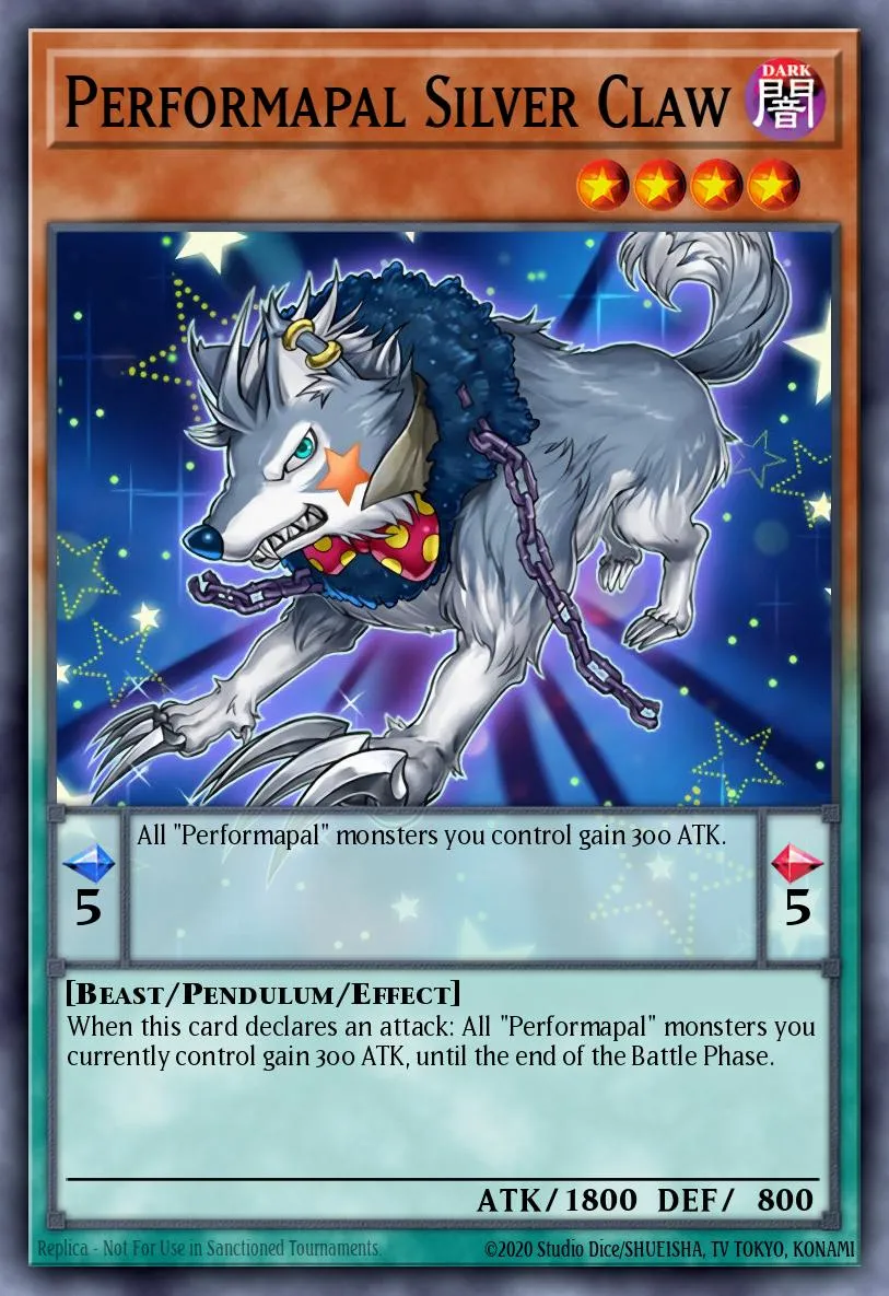 Performapal Silver Claw · Master of Pendulum Structure Deck 26270847/43