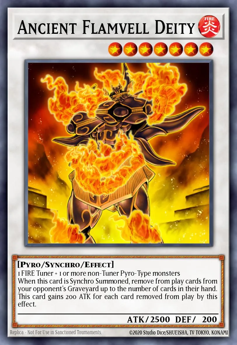 Ancient Flamvell Deity · Duel Terminal 4 26304459/100