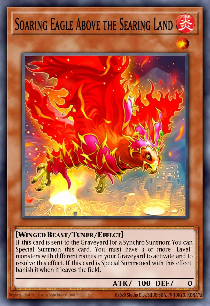 Soaring Eagle Above the Searing Land · Duel Terminal 5b 26381750/50