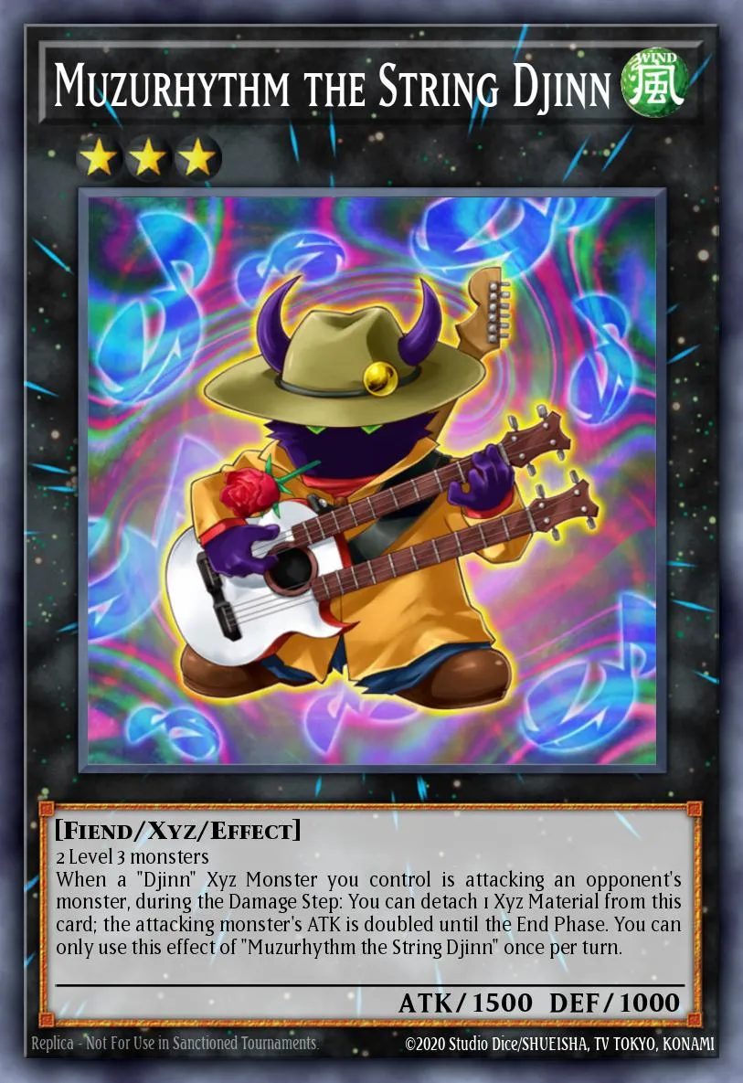 Muzurhythm the String Djinn · Starter Deck: Xyz Symphony 26563200/43