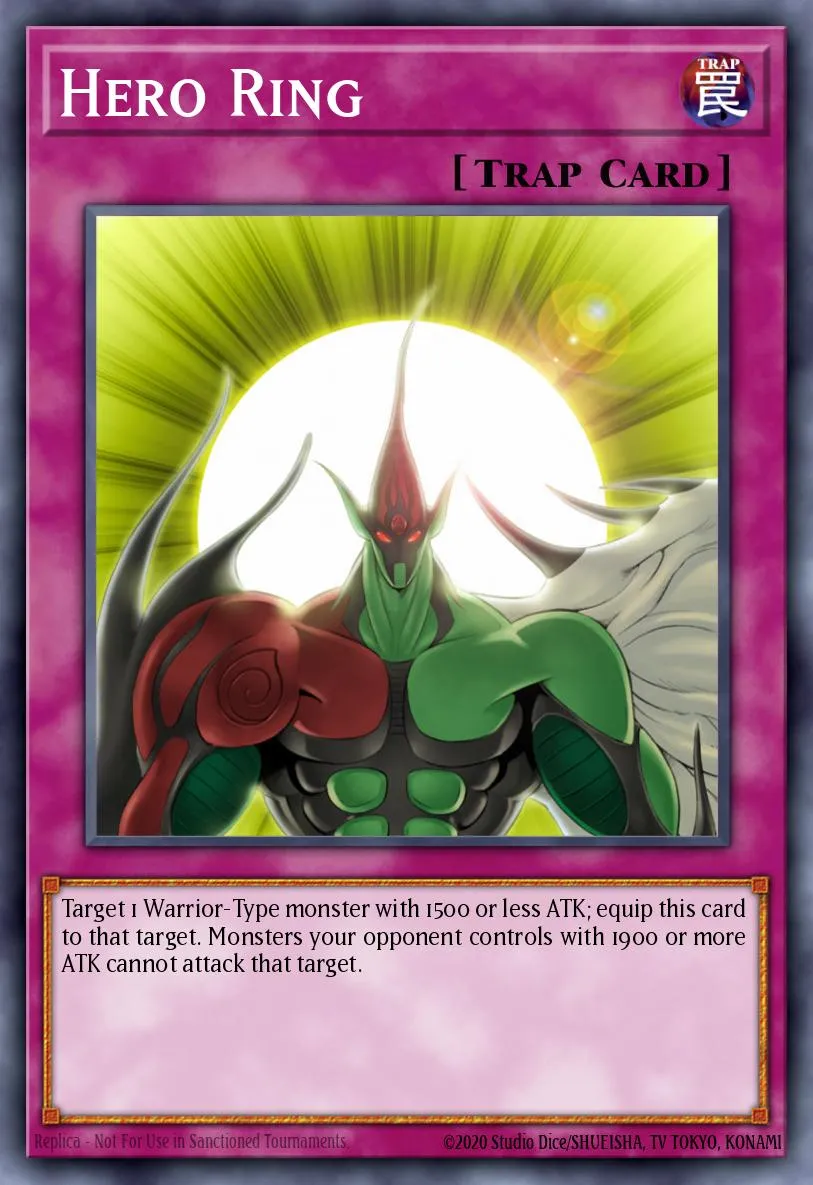 Hero Ring · Yu-Gi-Oh! GX Duel Academy promotional cards 26647858/3