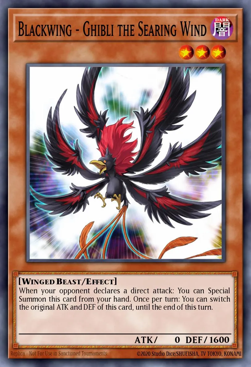 Blackwing - Ghibli the Searing Wind · The Shining Darkness Sneak Peek Participation Card 26775203/1