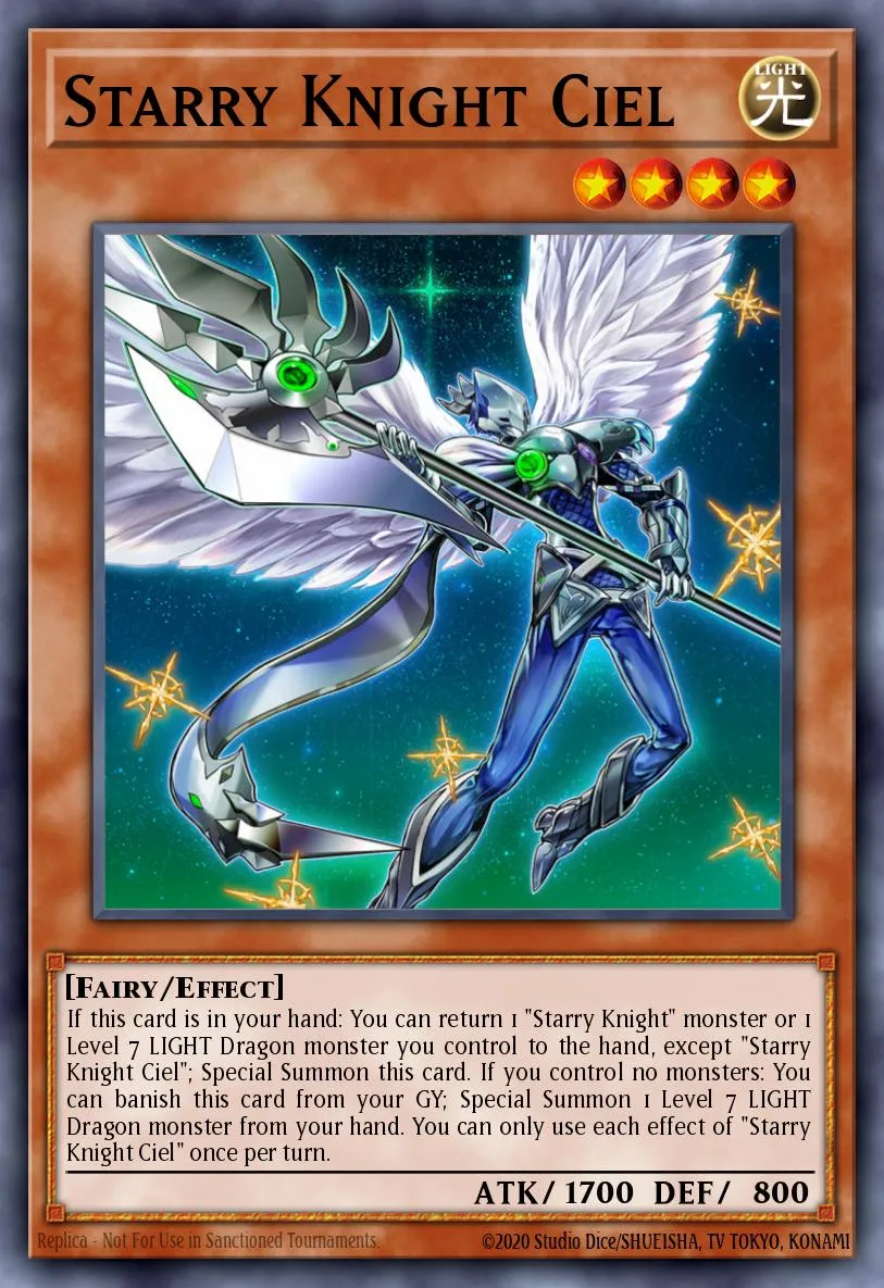Starry Knight Ciel · Lightning Overdrive Premiere! promotional card 27036706/1