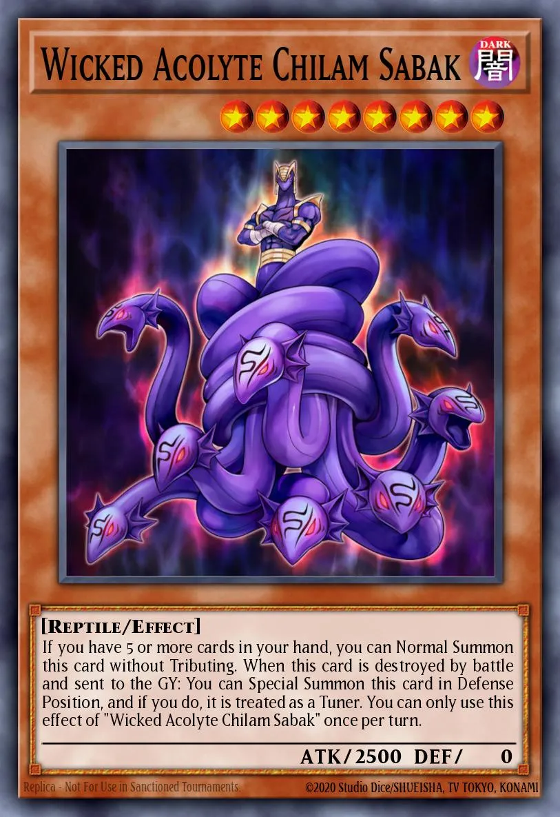 Wicked Acolyte Chilam Sabak · Code of the Duelist Special Edition 27103517/4