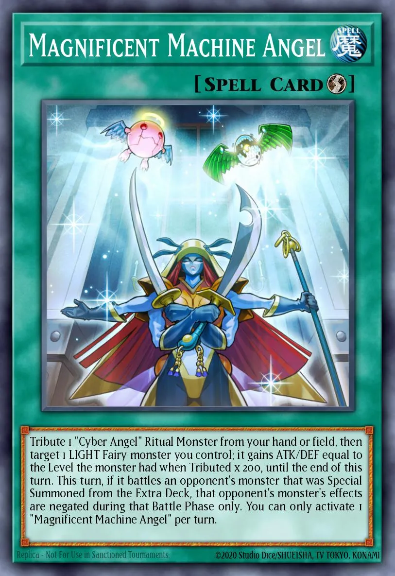 Magnificent Machine Angel · Legendary Duelists: Sisters of the Rose 27331568/56