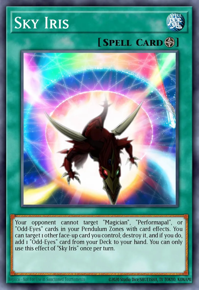 Sky Iris · Master of Pendulum Structure Deck 27813661/43