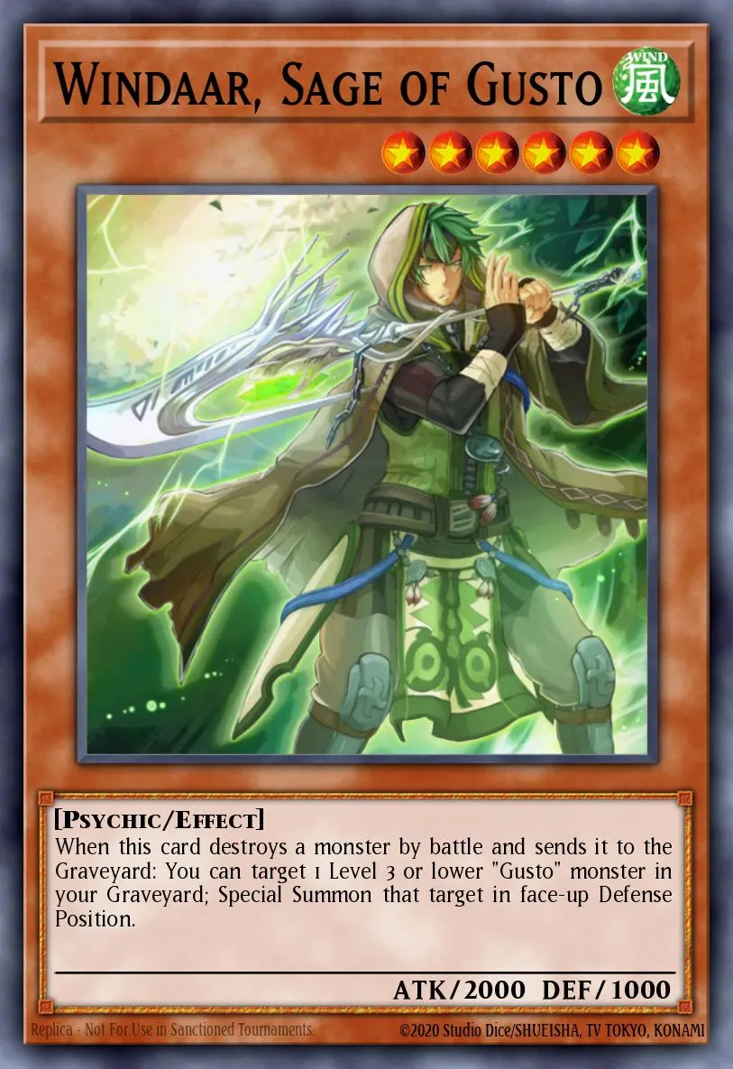 Windaar, Sage of Gusto · Duel Terminal 5b 27944249/50