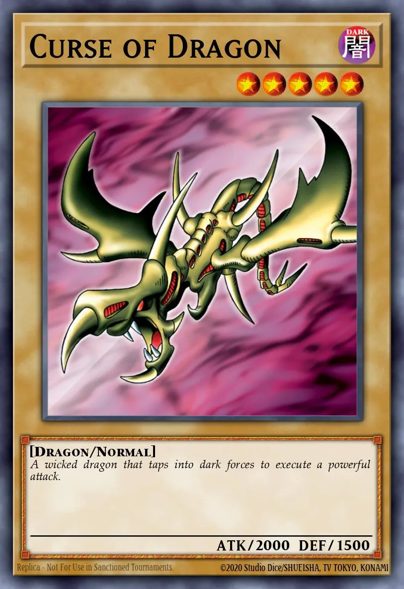 Curse of Dragon · Summoned Skull Sample promotional card 28279543/1