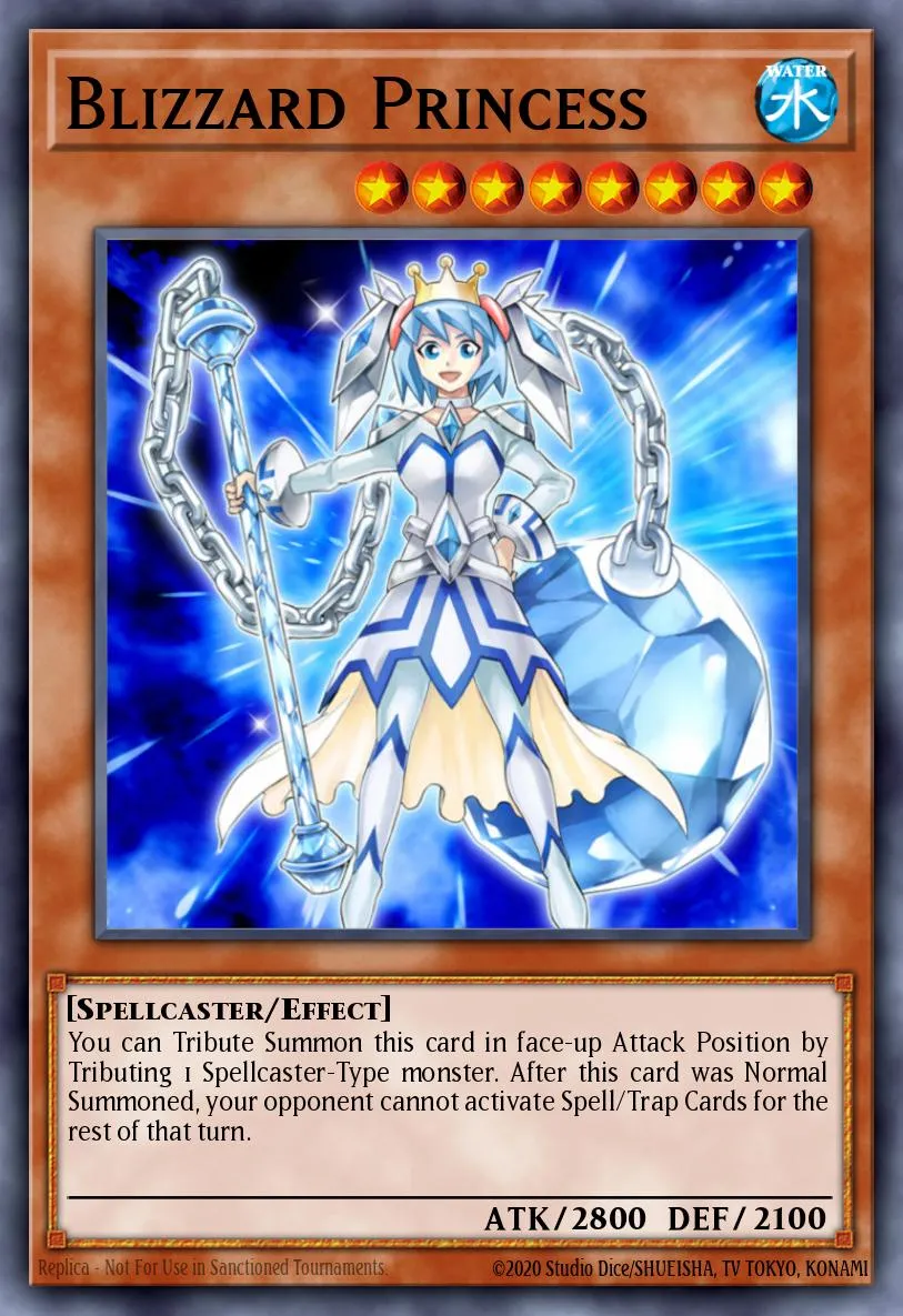 Blizzard Princess · Yu-Gi-Oh! GX Volume 7 promotional card 28348537/1