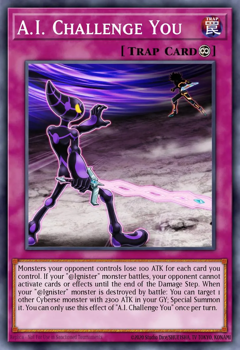 A.I. Challenge You · Lightning Overdrive Premiere! promotional card 28645123/1