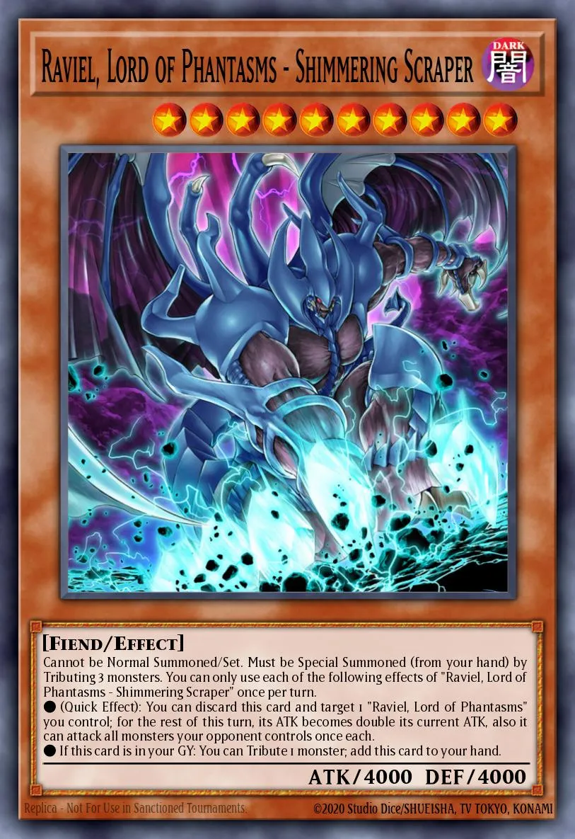 Raviel, Lord of Phantasms - Shimmering Scraper · Structure Deck: Sacred Beasts 28651380/48
