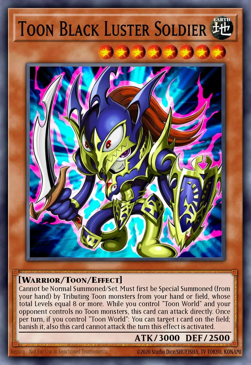 Toon Black Luster Soldier · Toon Chaos 28711704/60