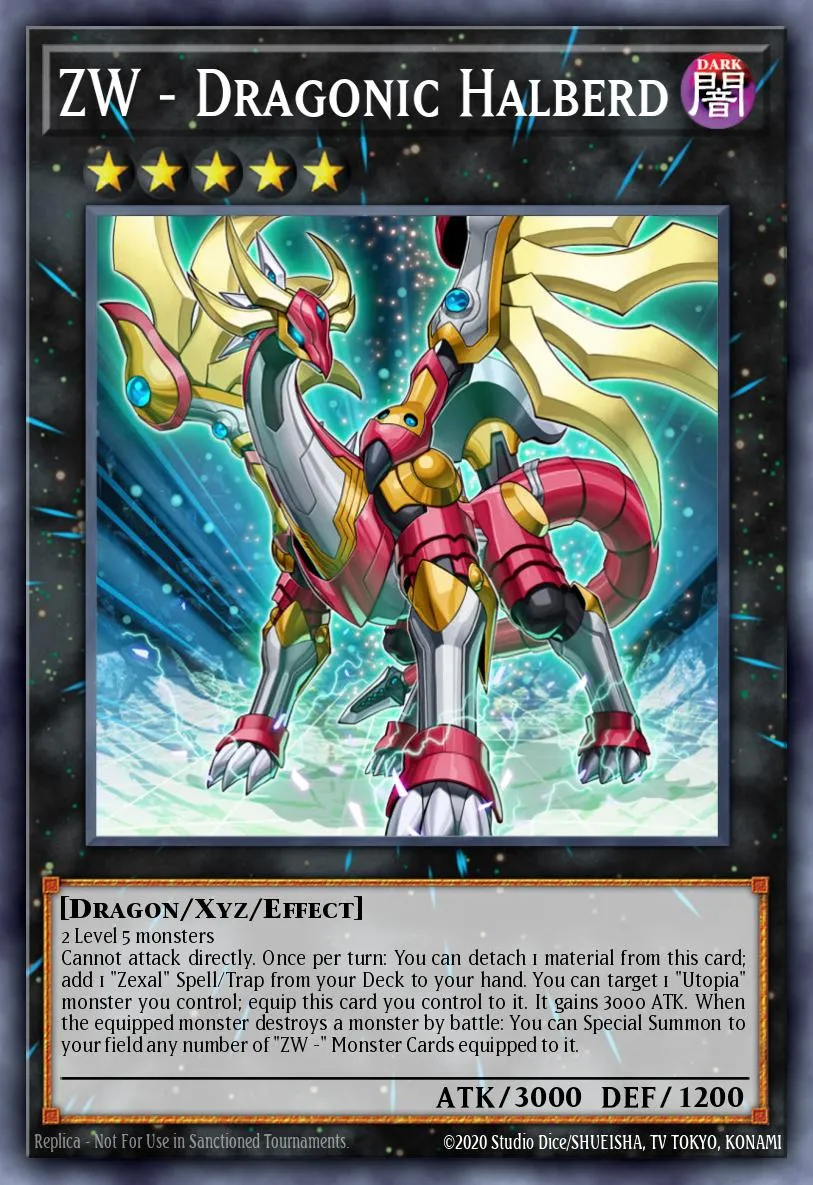 ZW - Dragonic Halberd · Lightning Overdrive Premiere! promotional card 2896663/1