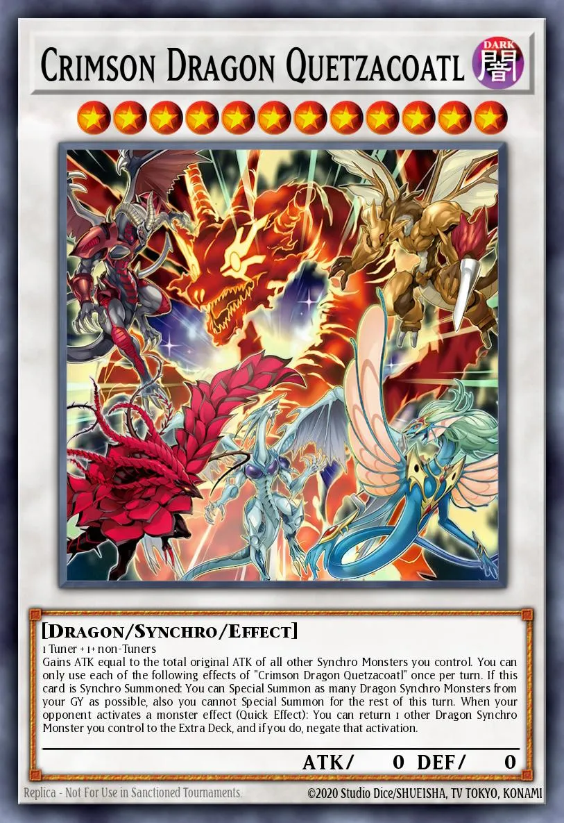 Crimson Dragon Quetzacoatl · Yu-Gi-Oh (No Set) 29053656