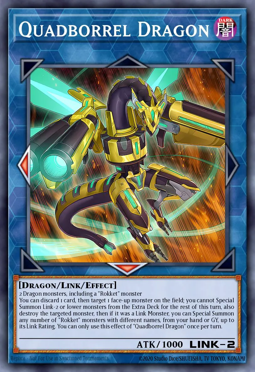 Quadborrel Dragon · Structure Deck: Rokket Revolt 29296344/46