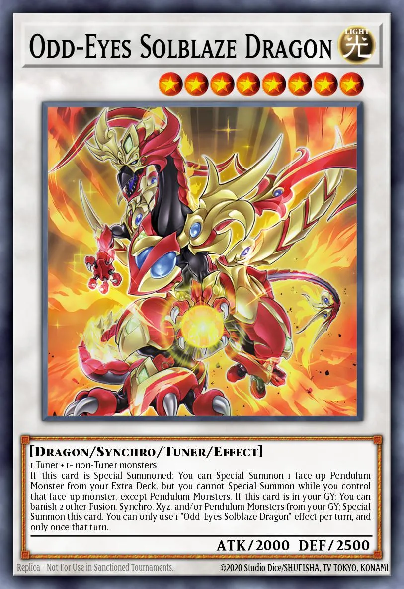 Odd-Eyes Solblaze Dragon · Yu-Gi-Oh (No Set) 29325276