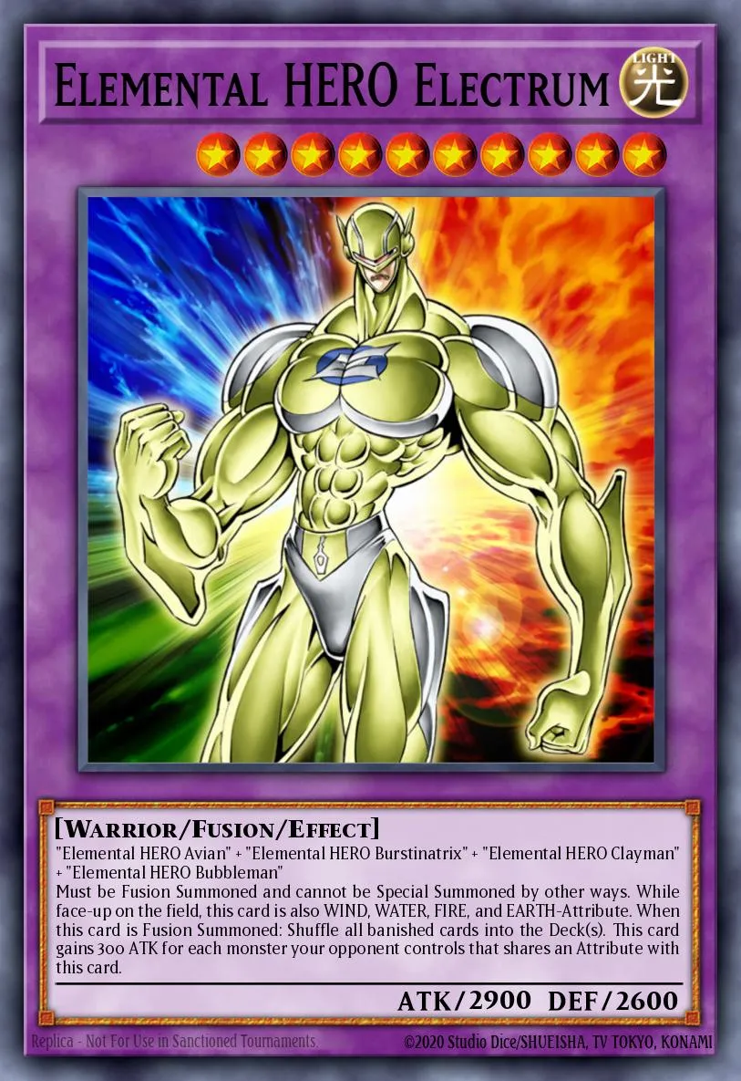Elemental HERO Electrum · McDonald's Promotional Cards 2 29343734/20