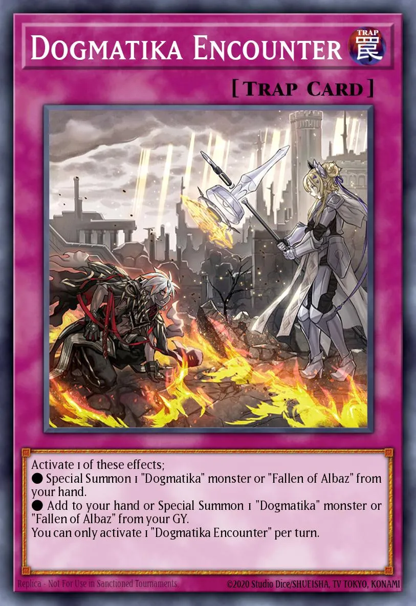 Dogmatika Encounter · Rise of the Duelist Premiere! promotional card 29354228/1