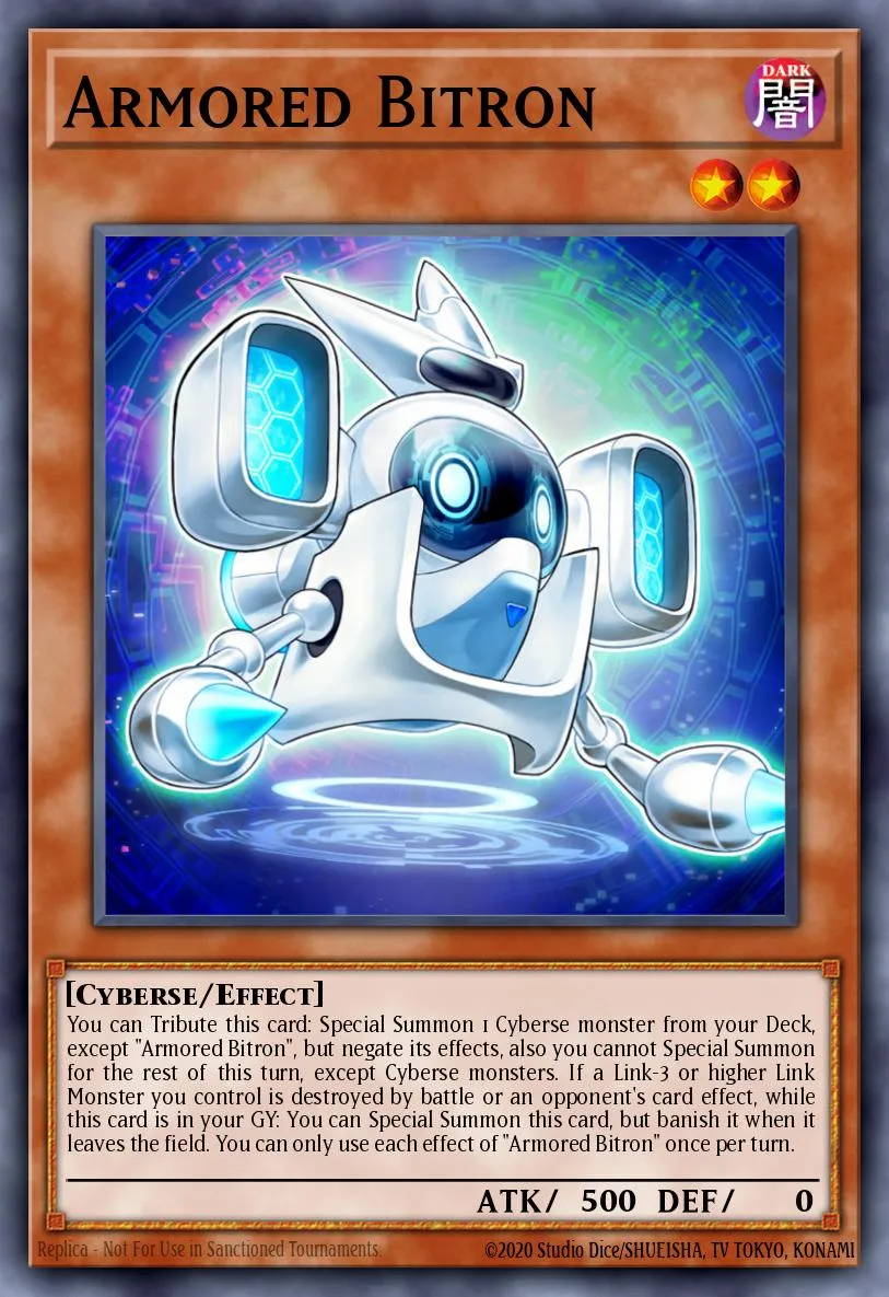 Armored Bitron · Eternity Code Premiere! promotional card 29374928/1