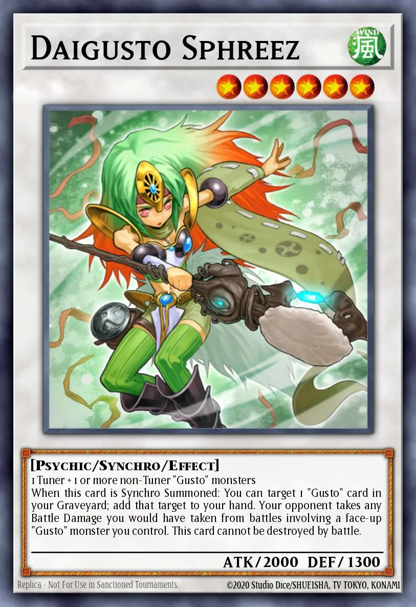 Daigusto Sphreez · Duel Terminal 6b 29552709/50
