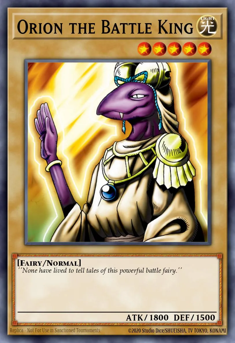 Orion the Battle King · Yu-Gi-Oh (No Set) 2971090