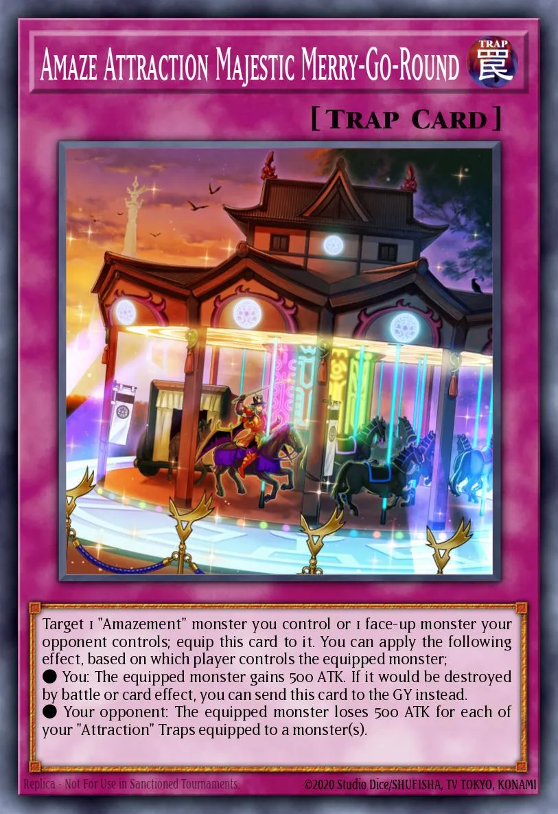 Amaze Attraction Majestic Merry-Go-Round · Lightning Overdrive Premiere! promotional card 29867611/1