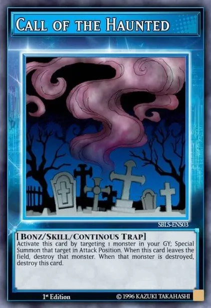 Call of the Haunted (Skill Card) · Speed Duel: Arena of Lost Souls 300101003/50