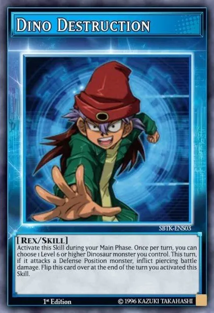 Dino Destruction · Speed Duel: Trials of the Kingdom Sneak Peek participation cards 300104003/10