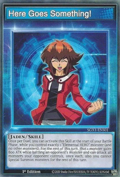 Here Goes Something! · Speed Duel GX: Duel Academy Box 300302031/218
