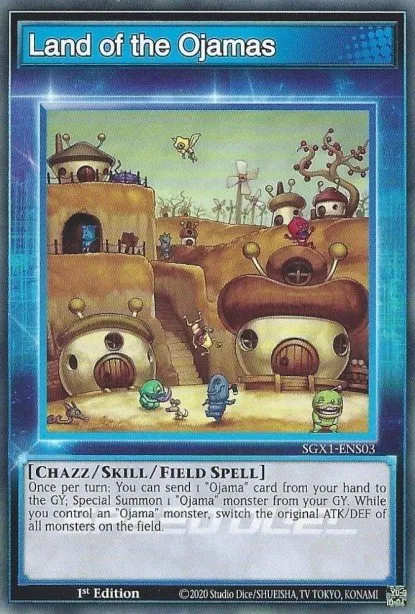 Land of the Ojamas (Skill Card) · Speed Duel GX: Duel Academy Box 300302033/218
