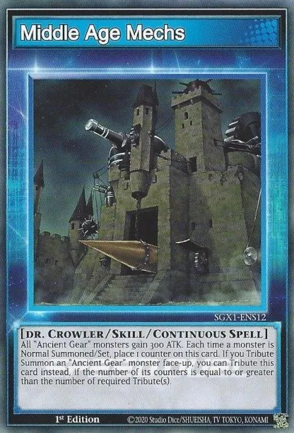 Middle Age Mechs (Skill Card) · Speed Duel GX: Duel Academy Box 300302036/218