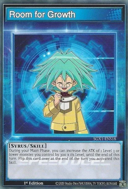 Room for Growth · Speed Duel GX: Duel Academy Box 300302039/218