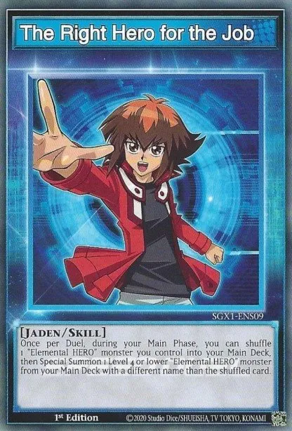 The Right Hero for the Job · Speed Duel GX: Duel Academy Box 300302041/218
