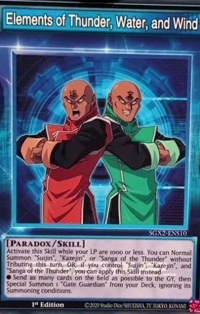 Elements of Thunder, Water, and Wind · Speed Duel GX: Midterm Paradox 300302048/110